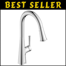 Load image into Gallery viewer, Versatile Kitchen Faucet in Matte Black with Dual Function Pull-Down Sprayer