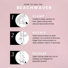 Load image into Gallery viewer, Ceramic Rotating Curling Iron for Effortless Beachy Waves - All Hair Types