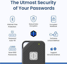 Load image into Gallery viewer, Compact Security Drive for Password Storage - 1000GB with Encryption Technology
