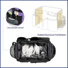 Load image into Gallery viewer, Professional Supply Organizer Caddy with 5 Compartments - Purple Cleaning Bag