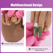 Load image into Gallery viewer, Flexible Nail Art Practice Hand - High-Quality Silicone with Bendable Fingers