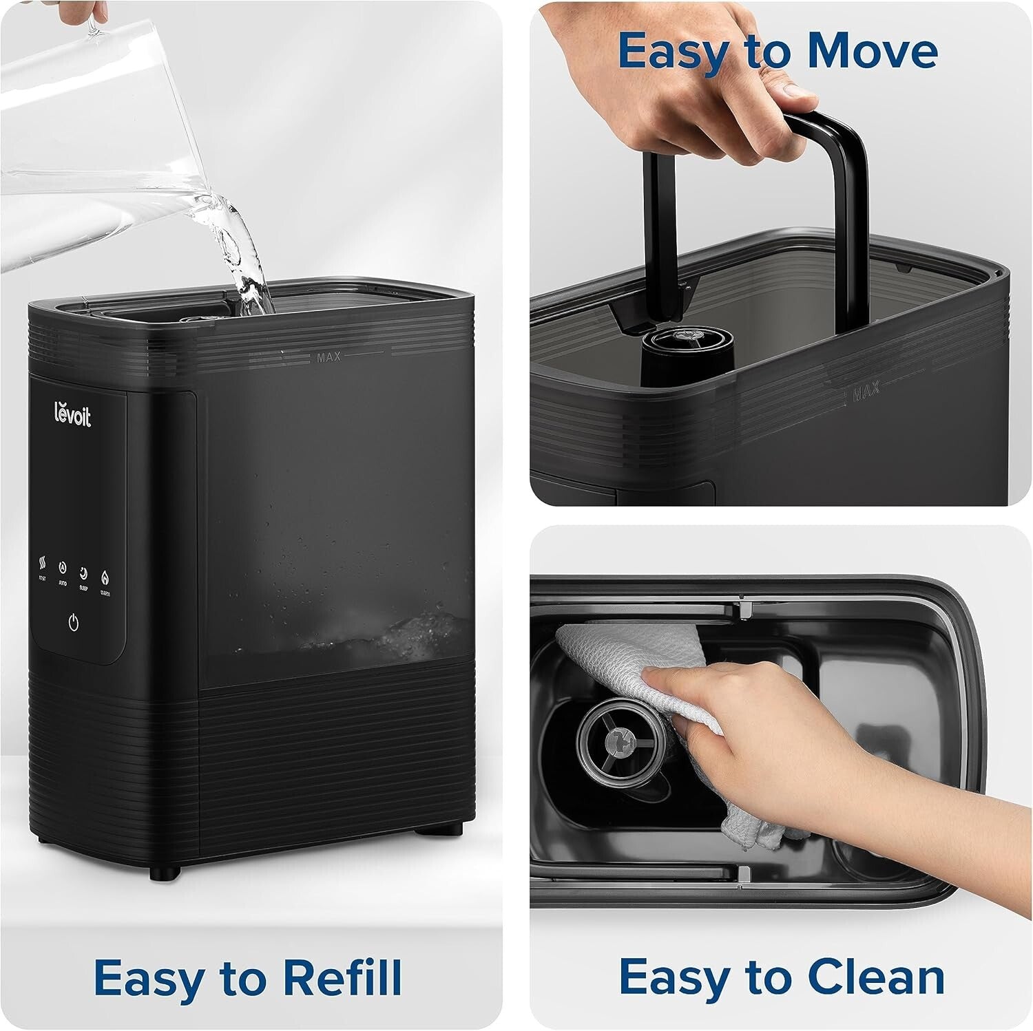 Premium 6L Smart Humidifier with Remote Control: Warm & Cool Mist for Home