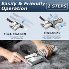 Load image into Gallery viewer, Premium Rolling Knife Sharpener with 4 Grinding Angles for Precision Edges