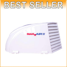 Load image into Gallery viewer, Maxx II White RV Vent Cover - Tough One-Piece Design for All Weather Protection