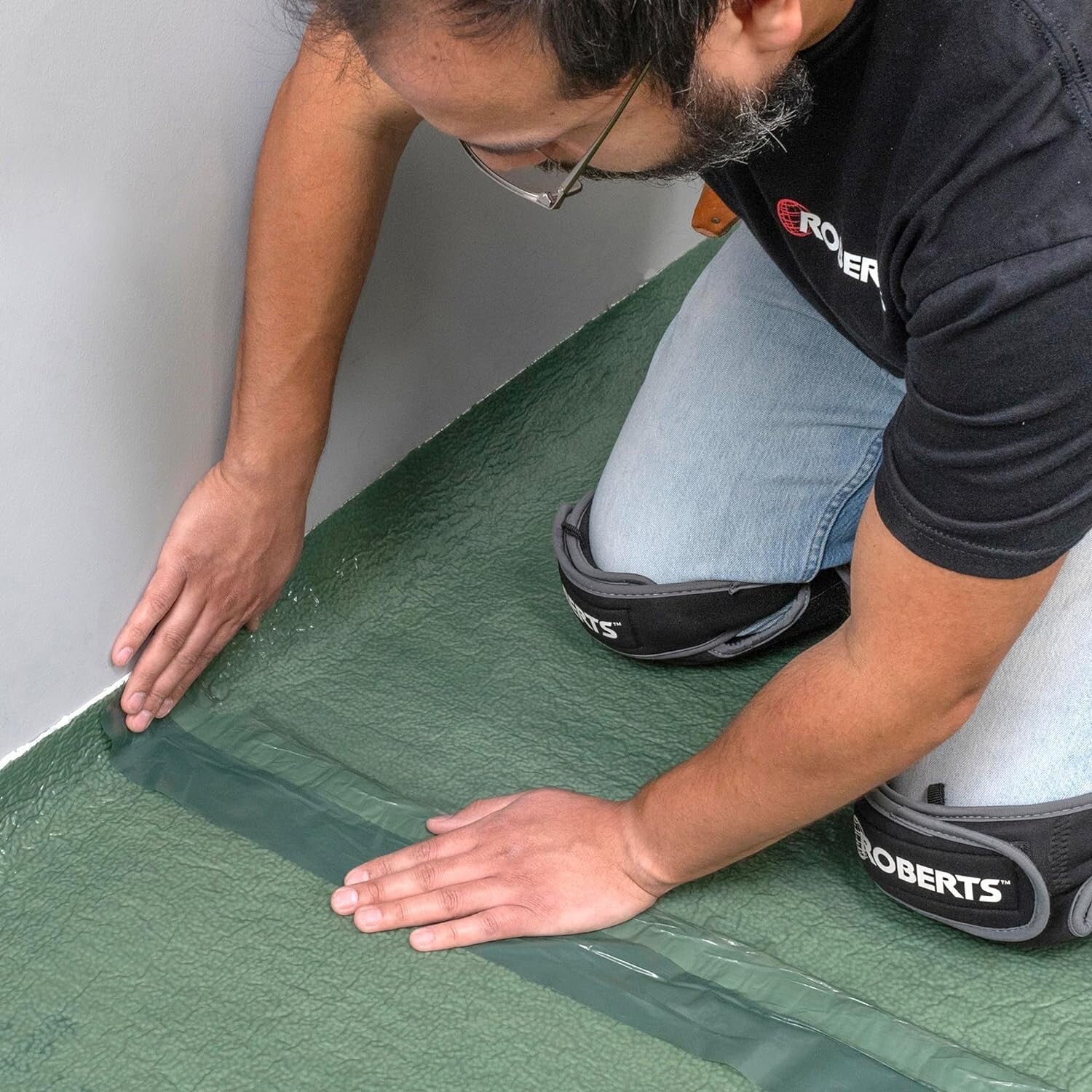 Underlayment Roll: 630 sq. ft. - Professional Grade with Adhesive & Overlap Film