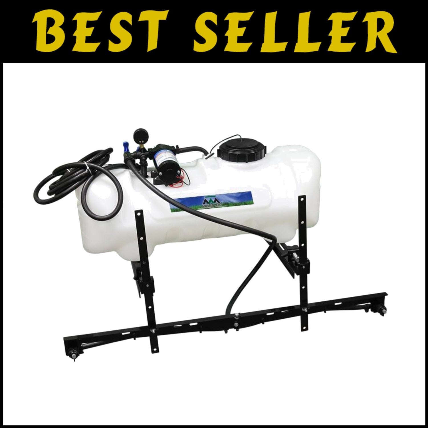 15-Gallon ATV Sprayer with Adjustable Boom - Perfect for Efficient Lawn Care