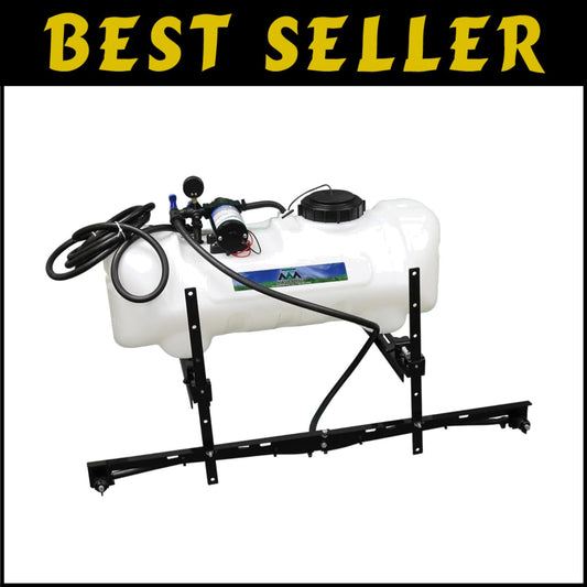 15-Gallon ATV Sprayer with Adjustable Boom - Perfect for Efficient Lawn Care