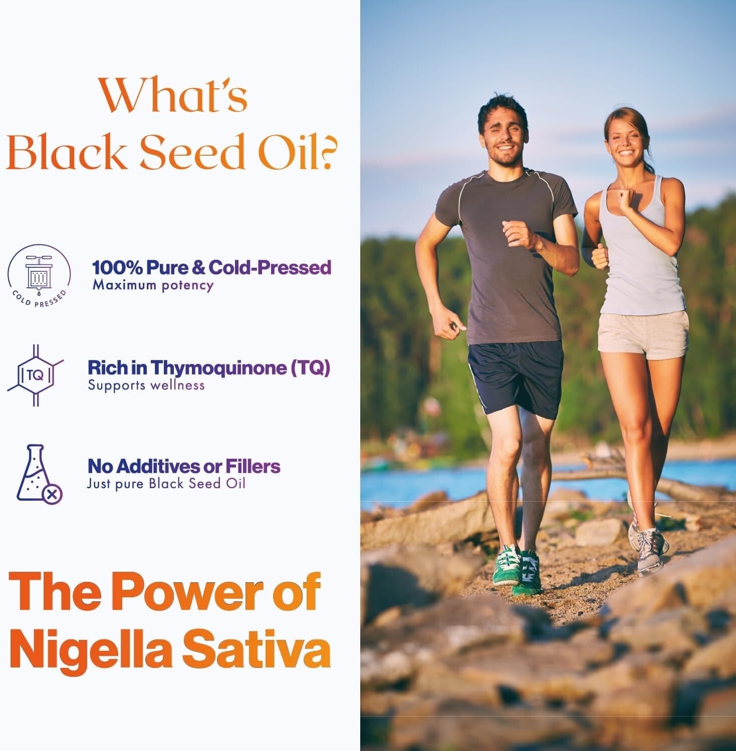 Premium Cold-Pressed Nigella Sativa Oil - 16.8 Fl Oz for Hair & Skin Health