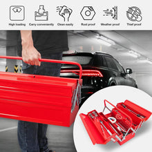 Load image into Gallery viewer, Durable 18-Inch Cantilever Toolbox - Locking Steel Organizer for DIY Projects