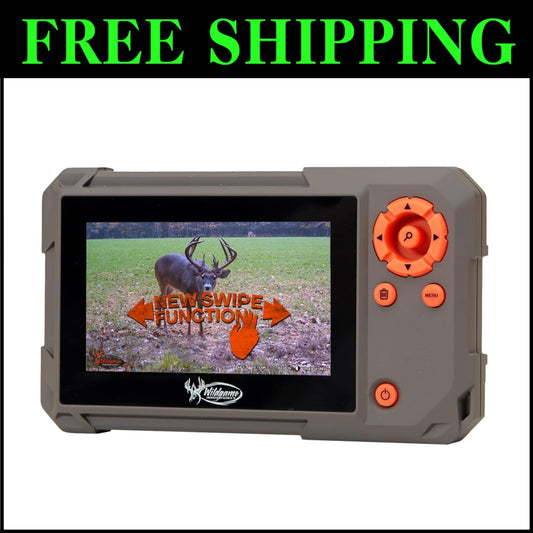 4.3" Touch Screen SD Card Reader for Hunting: Durable, Portable, Water-Resistant
