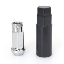 Load image into Gallery viewer, Lightweight M12x1.25 Chrome Wheel Nuts - Taper Acorn Seat for Custom Vehicles