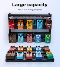 Load image into Gallery viewer, Premium 21" Pedal Board with Built-in Power &amp; Carry Bag - Perfect for Musicians