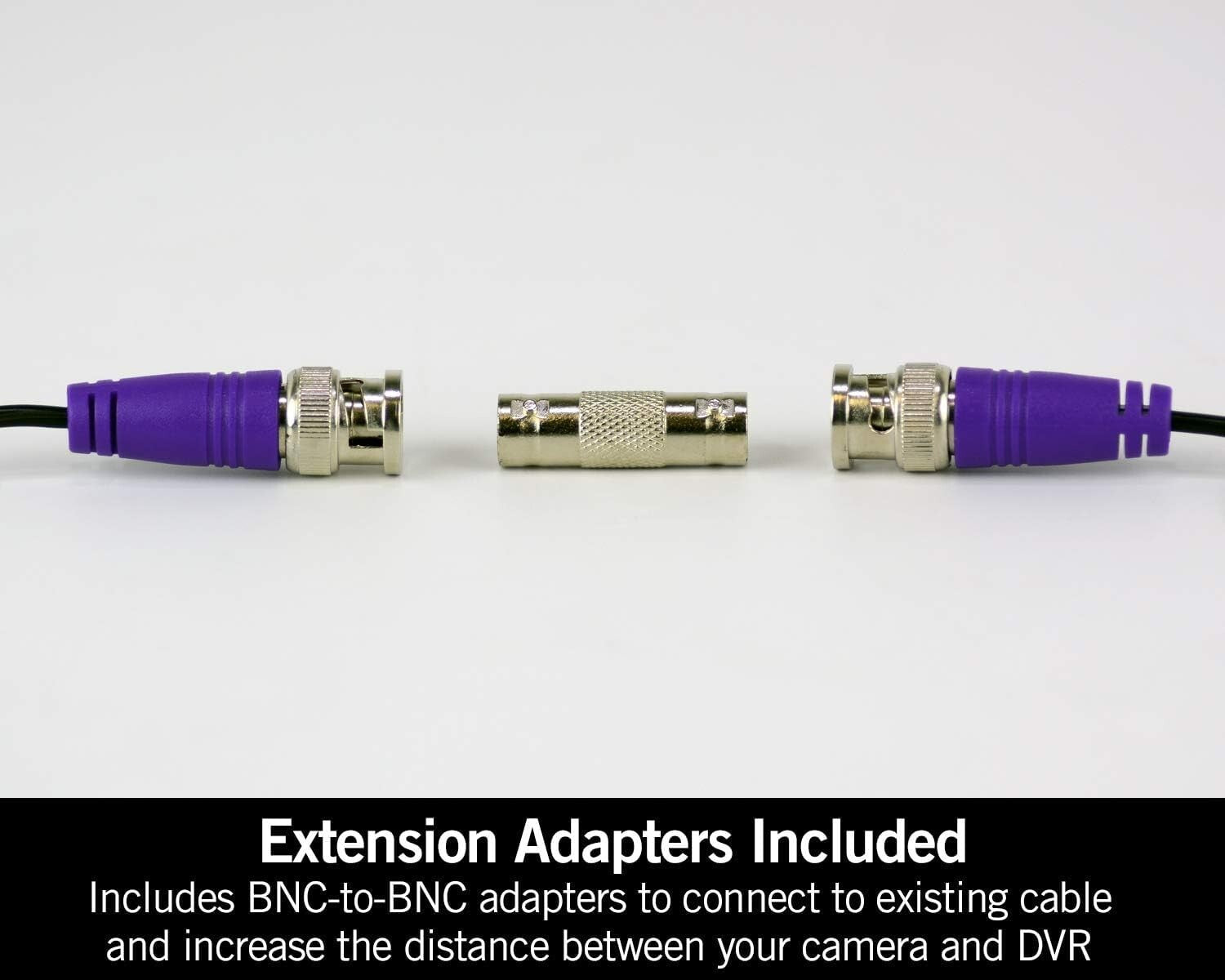 100 ft In-Wall Camera Extension Cable - Perfect for Indoor & Outdoor Security