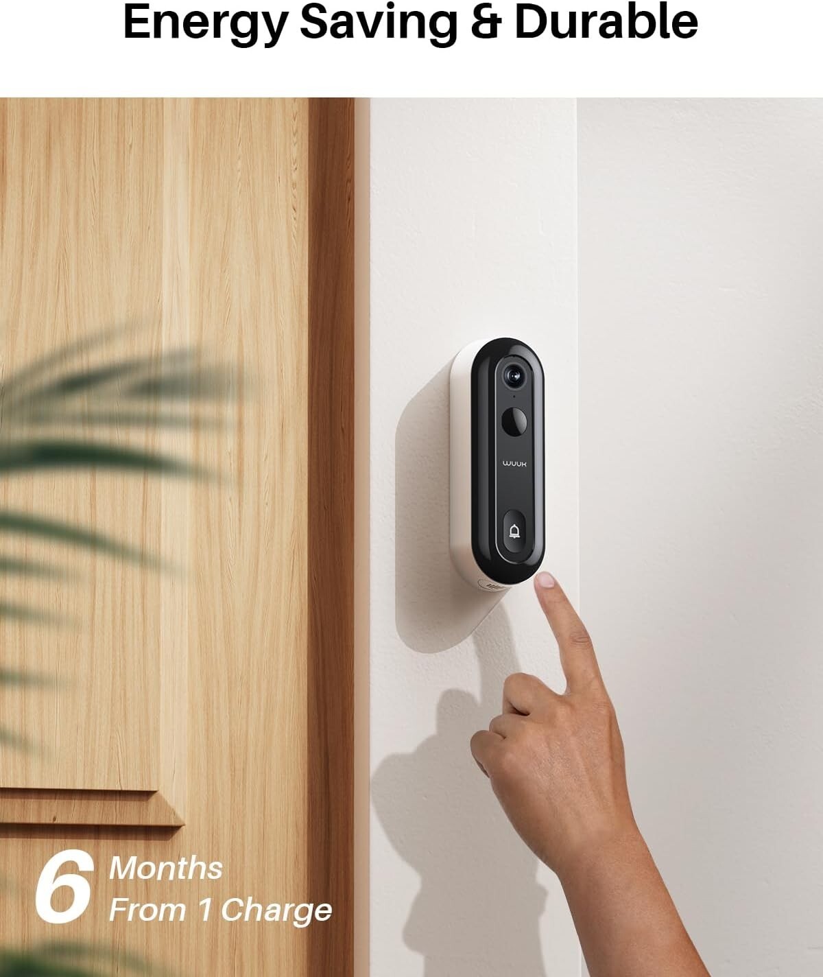 Advanced 2K Wired/Wireless Doorbell Camera with Night Vision & Motion Alerts