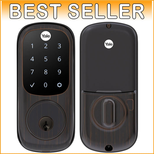 Easy-Install Bronze Deadbolt with Touchscreen Keypad - Safety & Style Combined