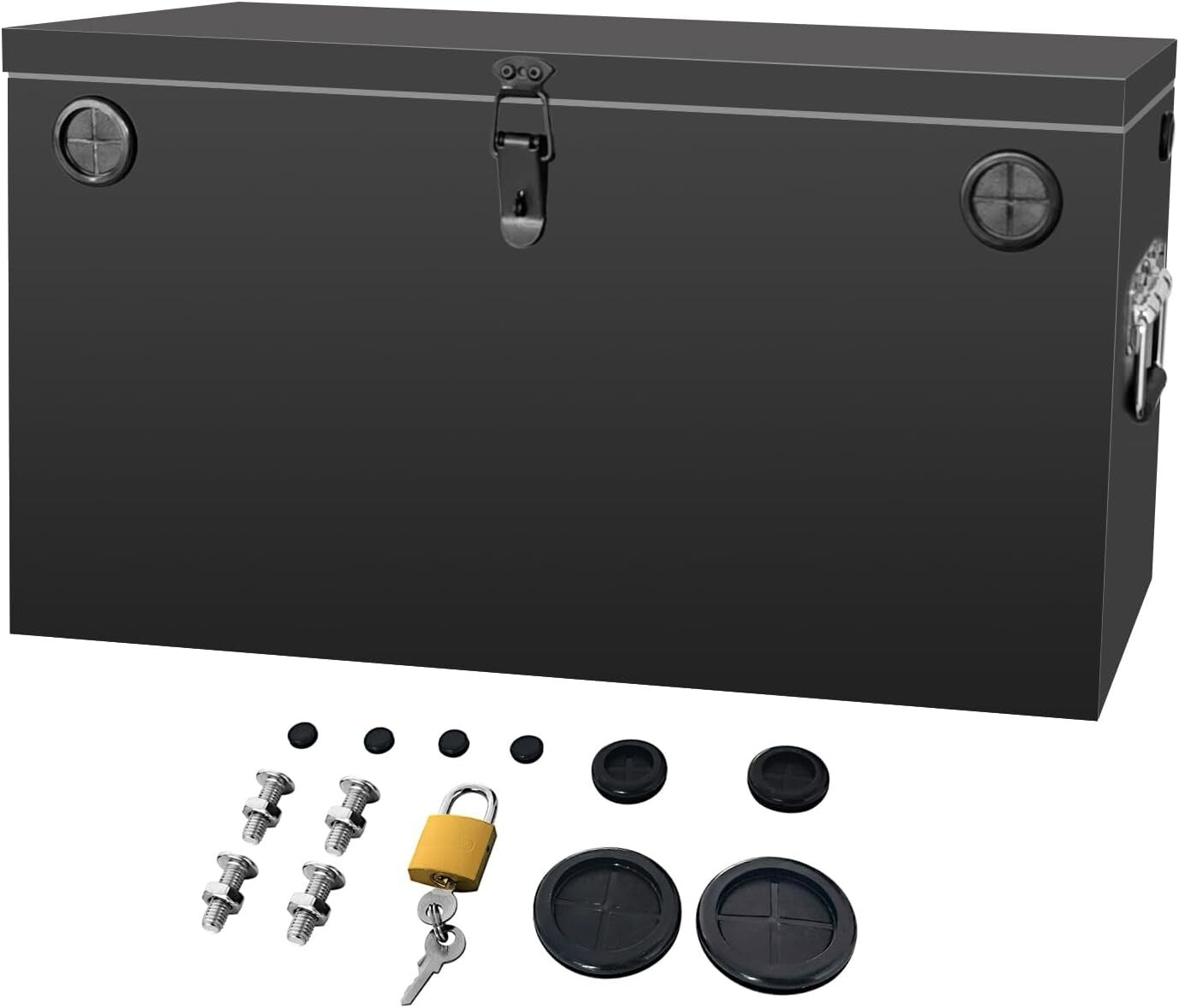 Portable Battery Relocation Kit for RVs and Trailers - Steel and Versatile