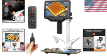 Load image into Gallery viewer, AD407 Pro 3D HDMI Digital Microscope with 7" LCD Screen for Precision Repairs