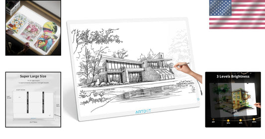 Adjustable Brightness A1 Light Box - Perfect for Artists and Diamond Painters