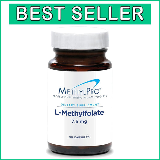 Bioavailable 7.5mg L-Methylfolate - 90 Capsules for Optimal Folate Absorption