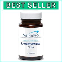 Load image into Gallery viewer, Bioavailable 7.5mg L-Methylfolate - 90 Capsules for Optimal Folate Absorption