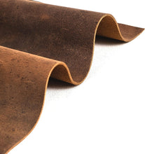 Load image into Gallery viewer, Soft Antique Brown Leather Crafting Sheets - Set of 4 Ideal for DIY Projects