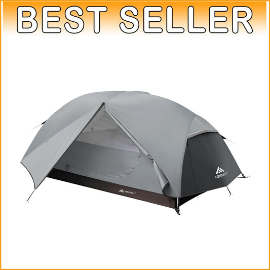 Durable 2-Person Camping Tent with 2 Doors – Easy Setup, All-Weather Protection