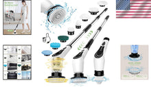 Load image into Gallery viewer, Waterproof Electric Spin Scrubber - Lightweight &amp; Cordless with 2 Speed Settings