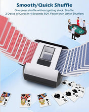 Load image into Gallery viewer, Compact Electric Card Shuffler with Smart Sensor - Ideal for Texas Hold'em &amp; UNO