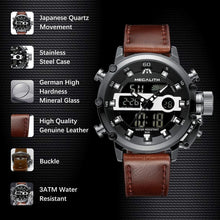 Load image into Gallery viewer, Men's Rugged Tactical Watch - Waterproof Digital, Alarm, and Stopwatch Features