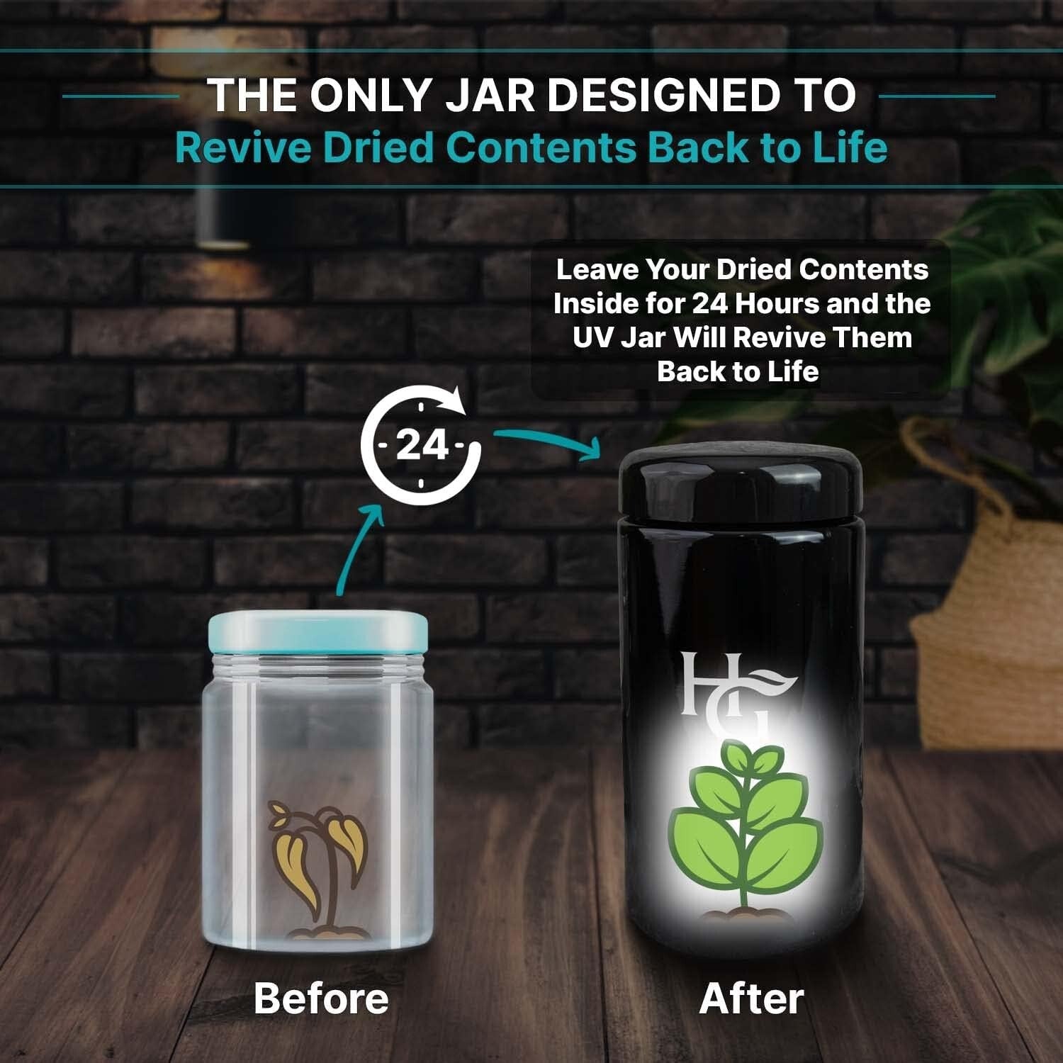 Premium 500ml Airtight Jars with UV Protection - Ideal for Spices & Coffee