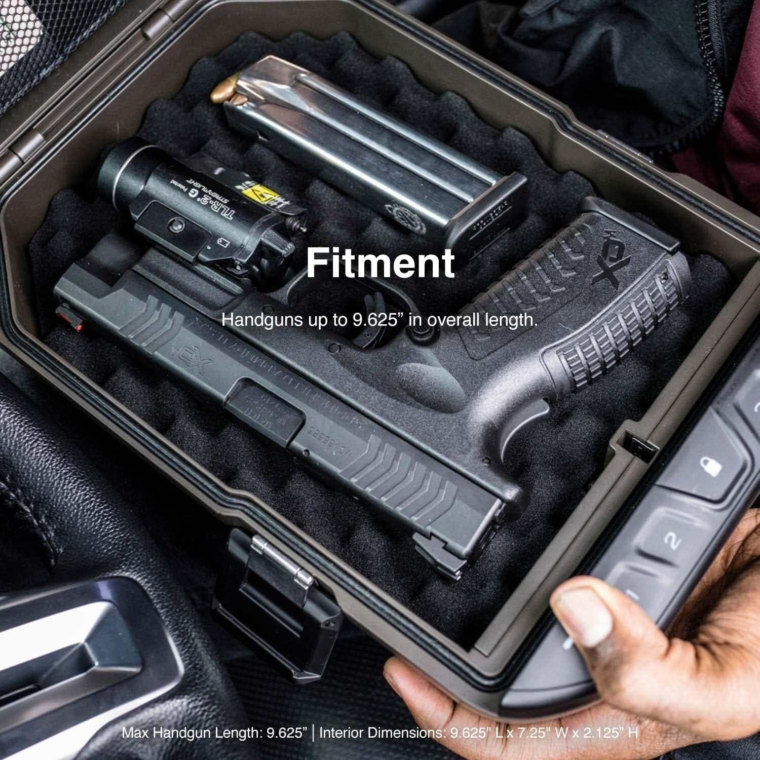 Full-Size LifePod 2.0 Travel Case - Lightweight & Weather Resistant Handgun Box