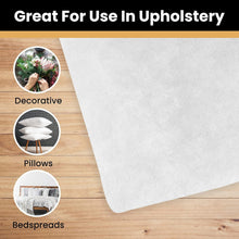 Load image into Gallery viewer, Versatile 36 Inch Dacron Batting - High-Quality Upholstery and Craft Fabric