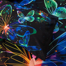 Load image into Gallery viewer, Galaxy-Themed Butterfly Printed Bedding Set - Full Comforter &amp; Pillows Included