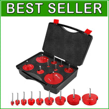 Load image into Gallery viewer, Compact 9-Piece Pipe Reamer Kit with 0.5-4 Inch Size Range and Carrying Case