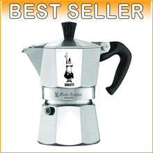 Load image into Gallery viewer, Portable Moka Express - Iconic 3 Cup Stovetop Espresso Maker for Coffee Lovers