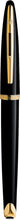 Load image into Gallery viewer, Elegant Carène Black Sea Fountain Pen with 23k Gold Clip - Gift Ready Box