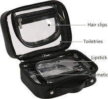 Load image into Gallery viewer, Luxury Travel Cosmetic Bag with Handheld Strap - Waterproof and Dustproof Design