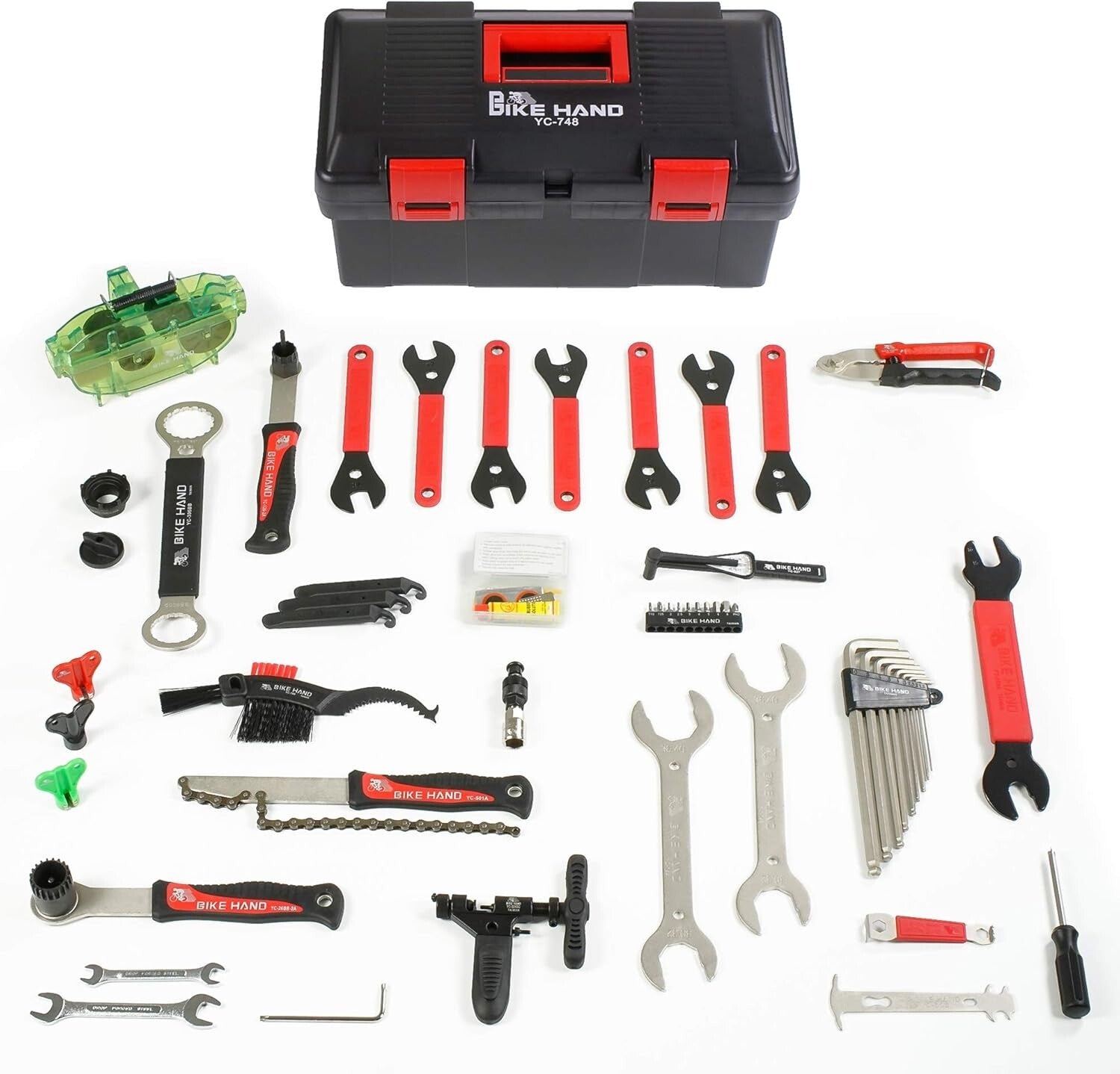 Complete Bicycle Repair Kit - 37 Tools Including Torque Wrench in Storage Case