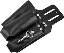 Load image into Gallery viewer, 3-Pocket Leather Tool Holder by Klein - Fits 2-Inch Belts with Knife Snap