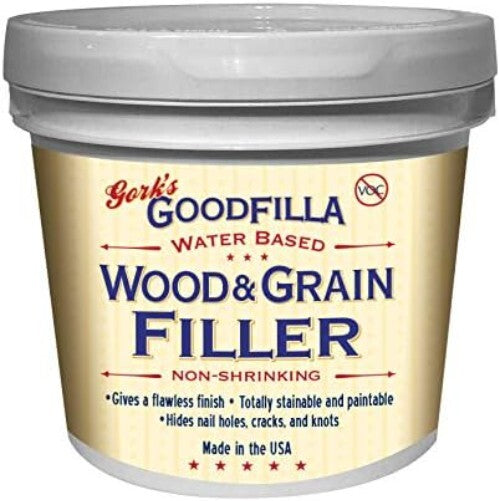 Water-Based Ebony Wood and Grain Filler - 1 Gallon, Perfect for Woodworking