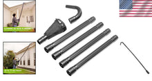 Load image into Gallery viewer, 11-ft Reach Gutter Cleaning Kit for Blowers/Vacs - Includes Universal Adapter