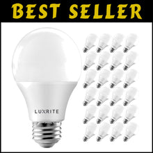 Load image into Gallery viewer, Warm White A19 LED Bulbs (60W Equivalent) - 24 Pack, Energy Efficient Design