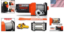 Load image into Gallery viewer, Compact 2500 lb Electric Winch with Steel Cable - Perfect for Boats &amp; Trailers