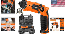 Load image into Gallery viewer, 8V Cordless Screwdriver Set with 82 Accessories - Precision &amp; Power Combined