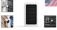 Load image into Gallery viewer, High-Efficiency Solar Panel for Outdoor Camera - Weather-Resistant White Design