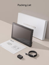 Load image into Gallery viewer, Sleek 10.1-Inch Digital Clock with Temperature &amp; Humidity - Perfect for Home