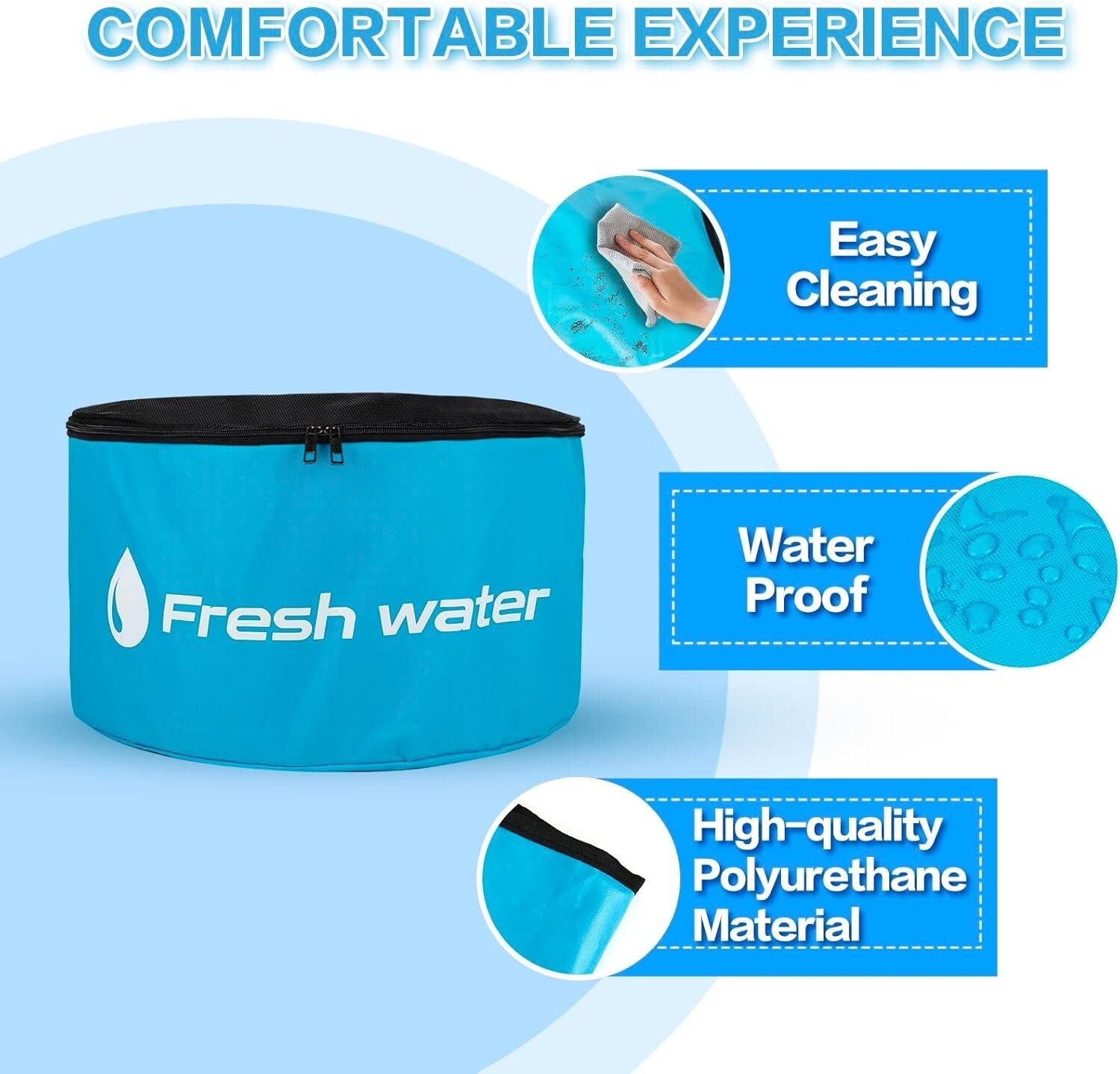 Efficient 4-Pack RV Sewer Hose Storage Bags with Waterproof Liners and Zippers