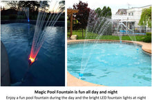 Load image into Gallery viewer, 3-Piece LED Pool Lighting Set - Water-Powered Fun for 2000 Hours of Enjoyment