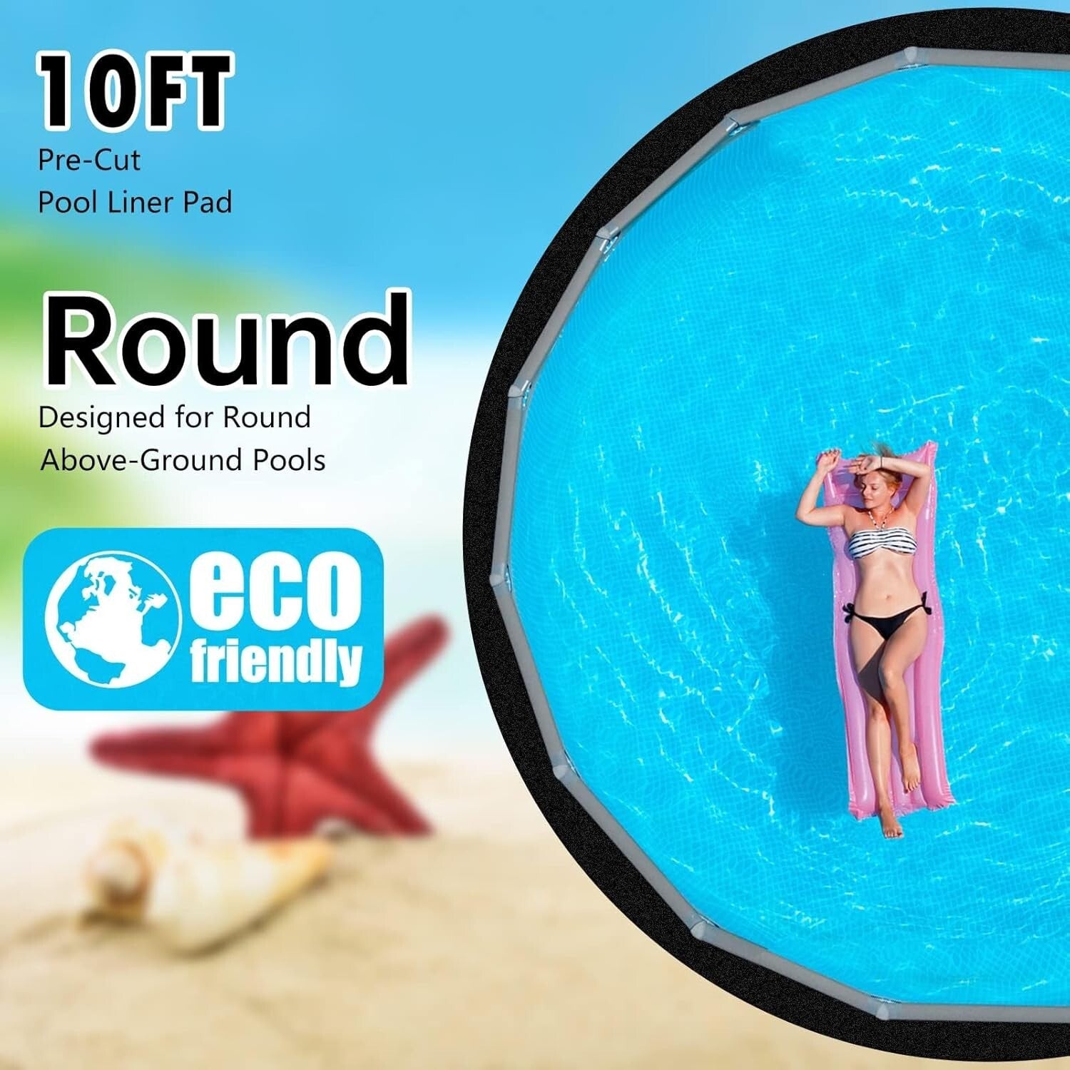 10ft Thickened Felt Pool Liner Pad for Above Ground Pools – Ultimate Protection