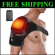 Load image into Gallery viewer, Innovative Adjustable Heated Shoulder Wrap - 3 Modes with Overheat Protection